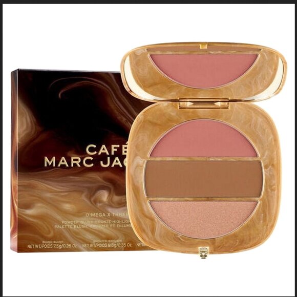 NEW! Marc Jacobs O!Mega X Three Face Palette Tantalize GLO! 200 🎨 - Picture 2 of 8